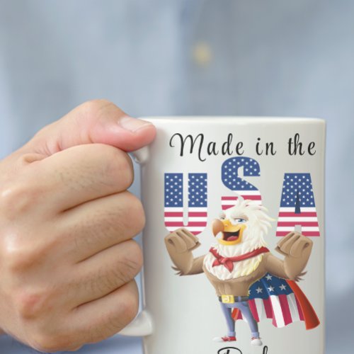 Made in the USA family reunion 4th july Two_Tone Coffee Mug