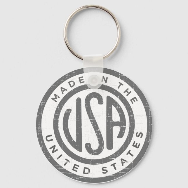 Made in the USA Keychain (Front)