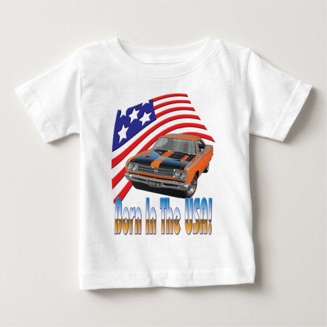Made In the USA Road Runner Baby T-Shirt (Front)