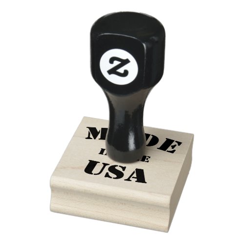 Made in the USA Rubber Stamp