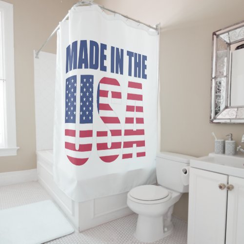 Made in the USA Shower Curtain