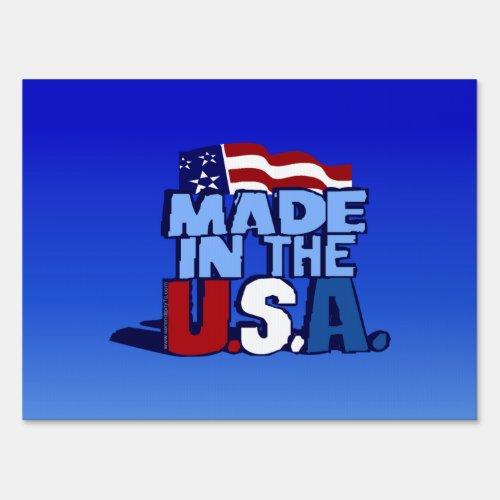 Made In The USA Sign