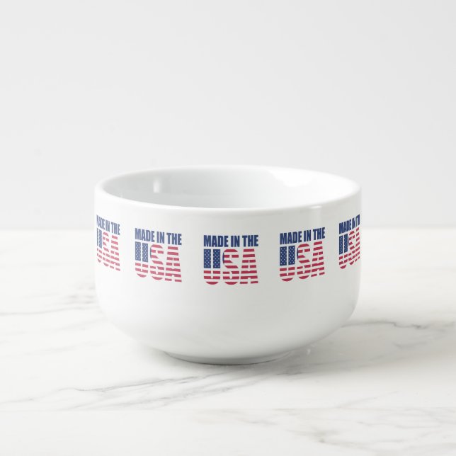 Made in the USA Soup Mug (Front)
