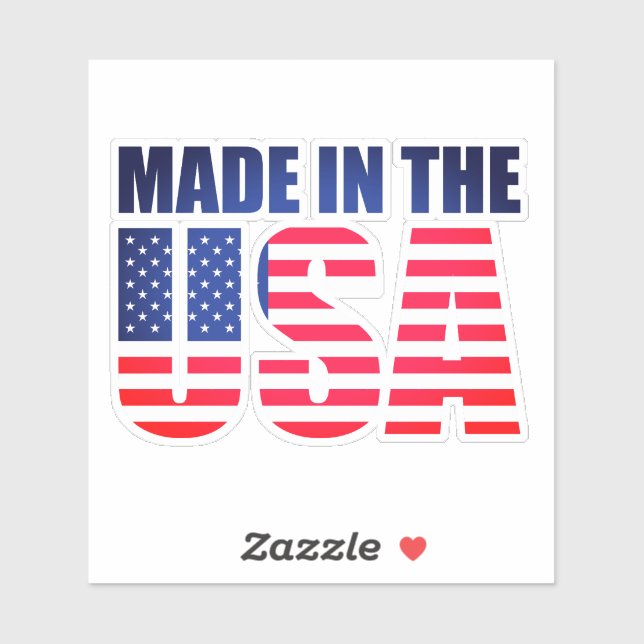 Made in the USA Sticker (Sheet)