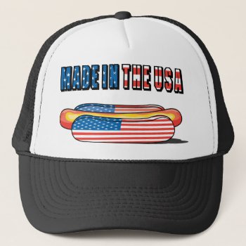Made In The Usa Trucker Hat by freespiritdesigns at Zazzle