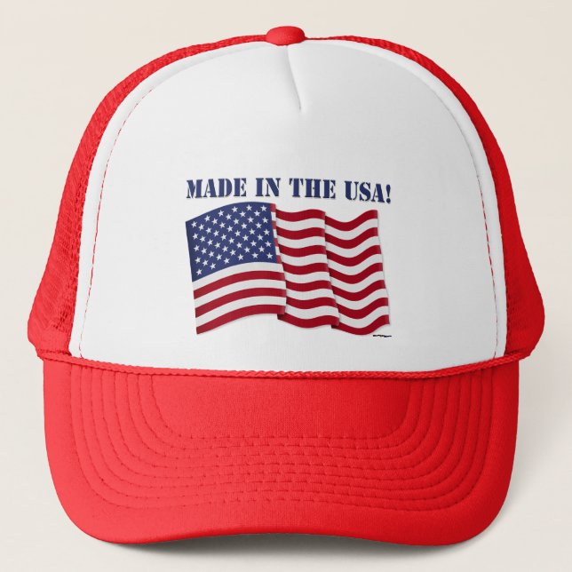 MADE IN THE USA! TRUCKER HAT (Front)