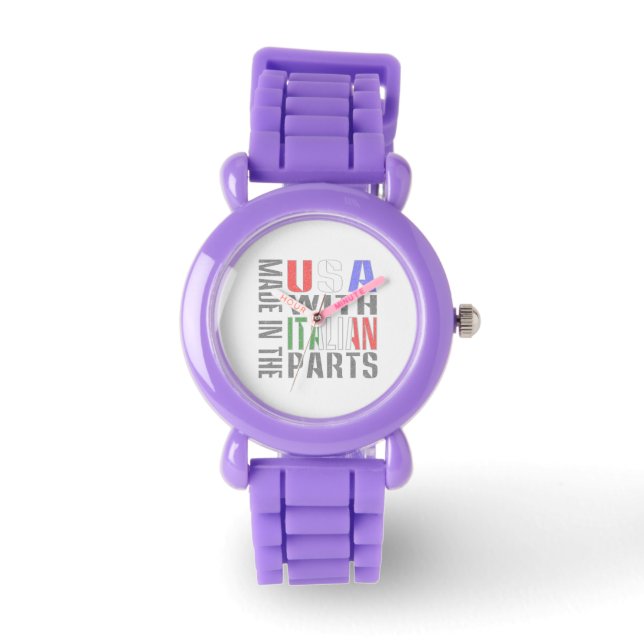 Made in the USA wit Italian Parts Watch (Front)