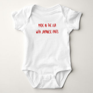 Made in the USA with Japanese parts Baby Bodysuit