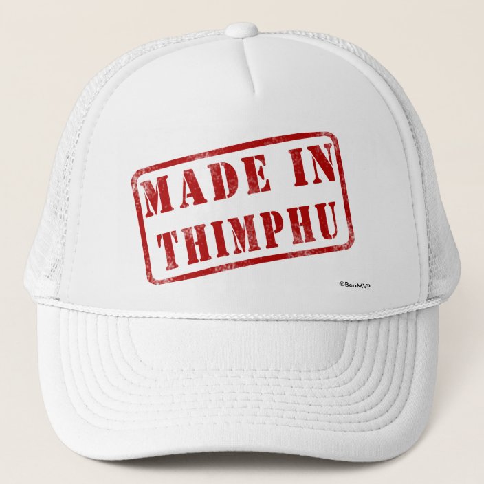 Made in Thimphu Hat