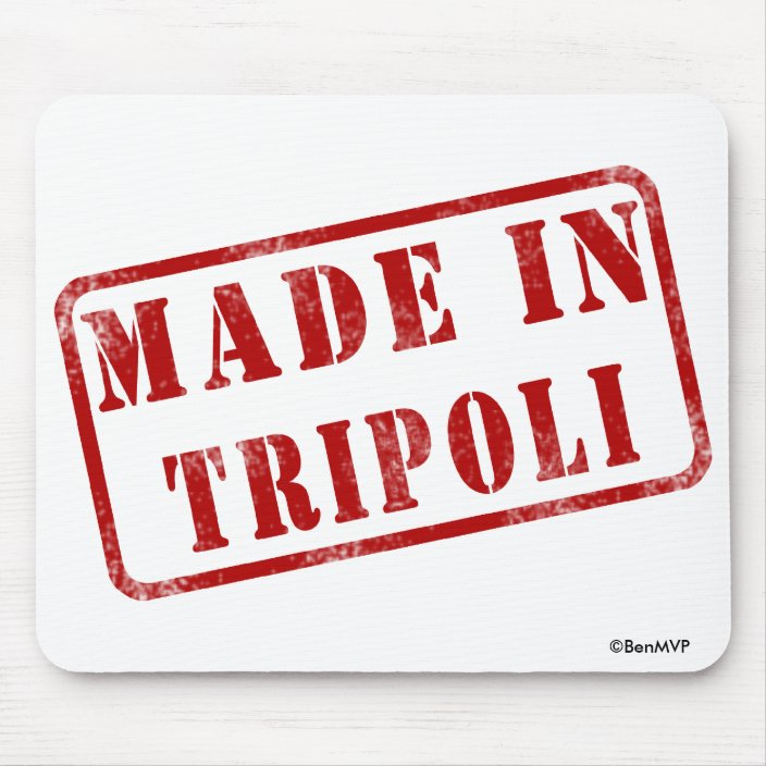 Made in Tripoli Mousepad