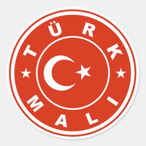 made in turkey country flag label turk mali