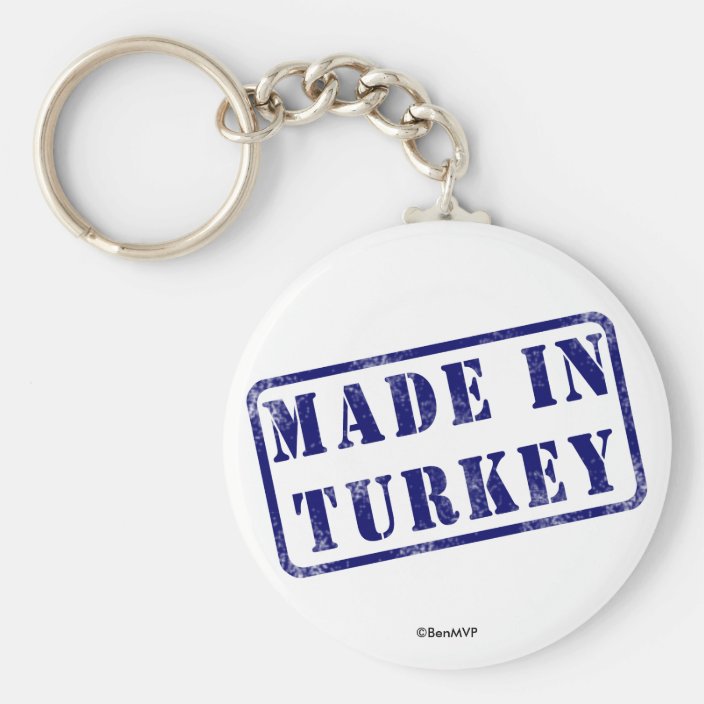 Made in Turkey Keychain