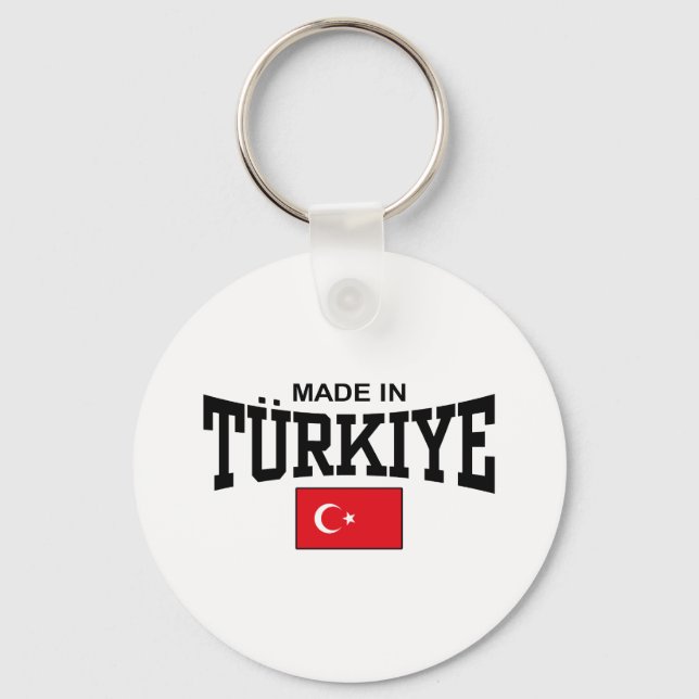 Made In Turkiye Keychain (Front)