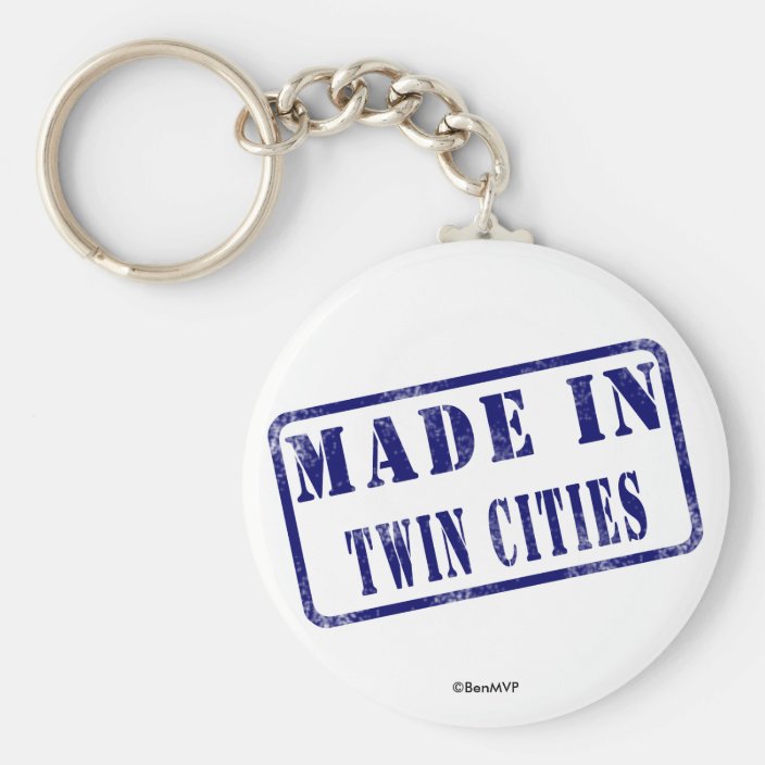Made in Twin Cities Key Chain