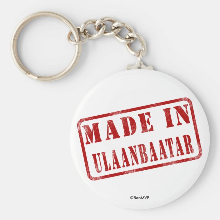 Made in Ulaanbaatar Key Chain
