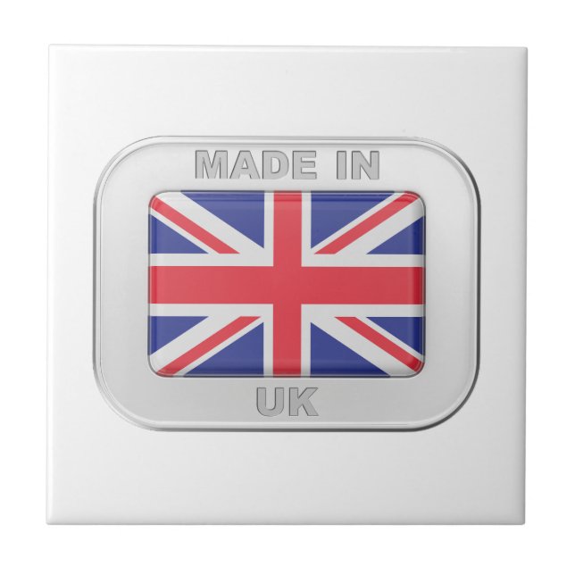 Made in United Kingdom Ceramic Tile (Front)