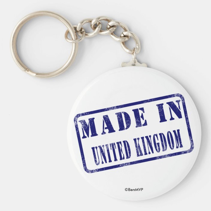 Made in United Kingdom Keychain