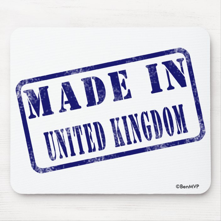 Made in United Kingdom Mousepad