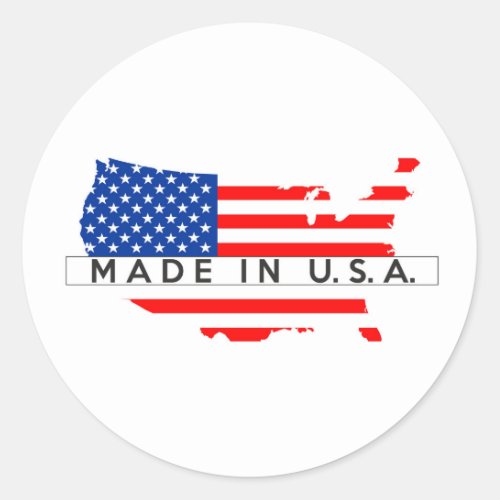 made in usa country map flag product label united