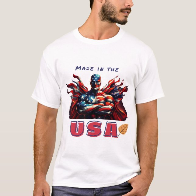 Made in USA design T-Shirt (Front)