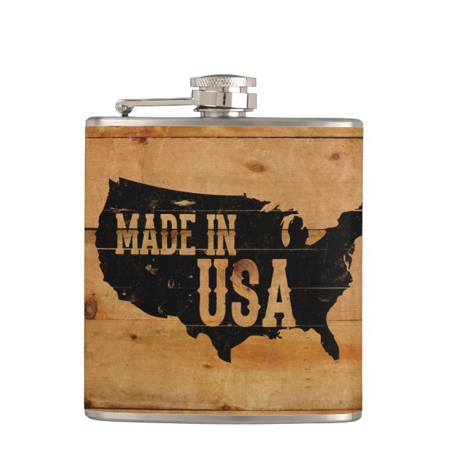 Made in USA Flask (Front)