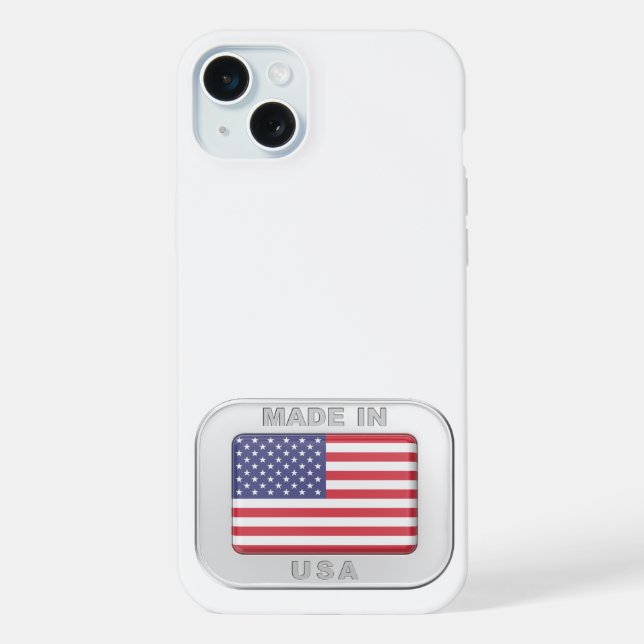 Made in USA Iphone Case (Back)