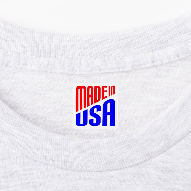 Made in USA Labels (Affixed)