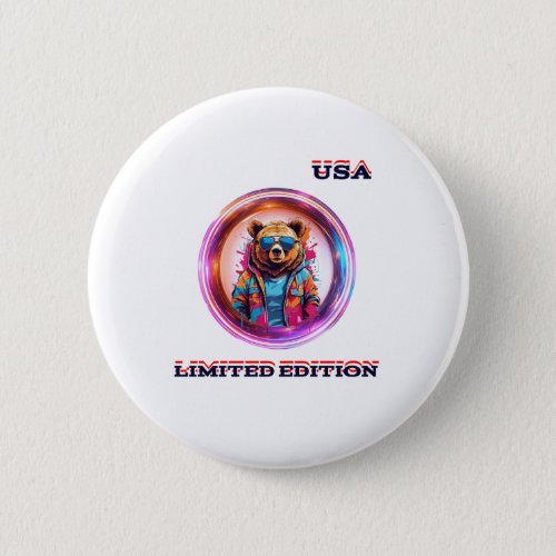 Made in USA Limited Edition Button