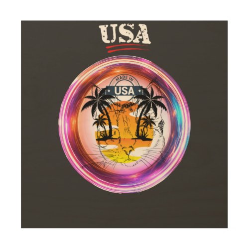 Made in USA Limited Edition Wood Wall Art