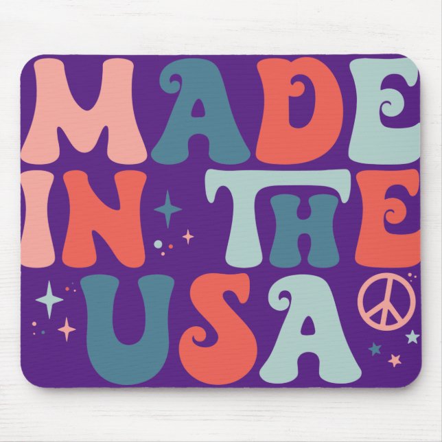 Made In USA Mouse Pad (Front)