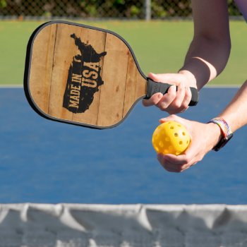 Made In Usa Pickleball Paddle by jahwil at Zazzle