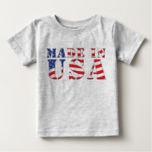 Made In USA Red White Blue Patriotic Colors