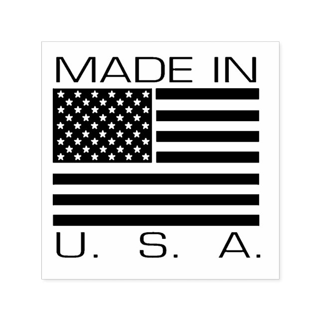 Made in USA Self-inking Stamp (Design)