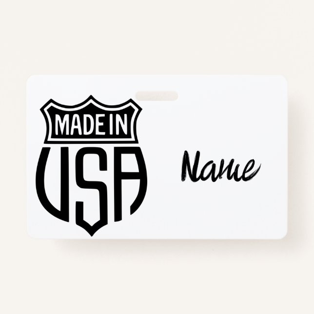 Made in USA Sign Thunder_Cove Badge (Front)