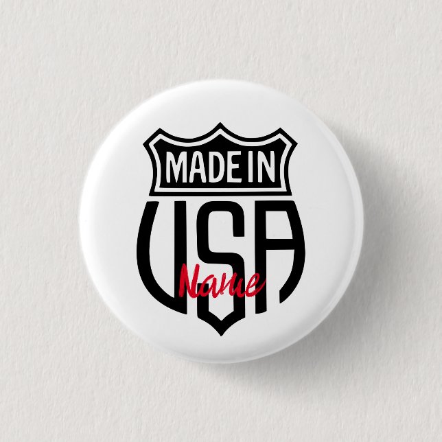 Made in USA Sign Thunder_Cove Button (Front)