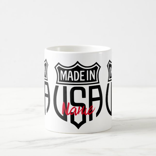 Made in USA Sign Thunder_Cove Coffee Mug (Center)