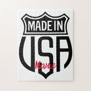Made in USA Sign Thunder_Cove Jigsaw Puzzle