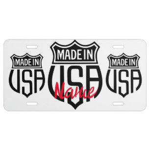 Made in USA Sign Thunder_Cove License Plate