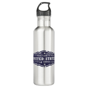 Made in USA Stainless Steel Water Bottle