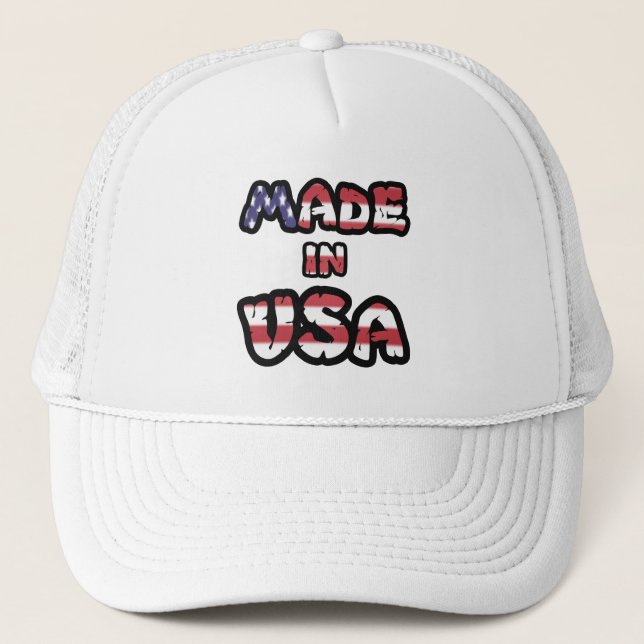 Made in USA Trucker Hat (Front)