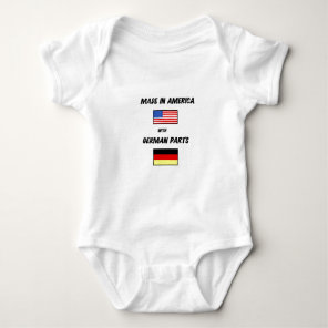 MADE IN USA WITH GERMAN PARTS BABY BODYSUIT