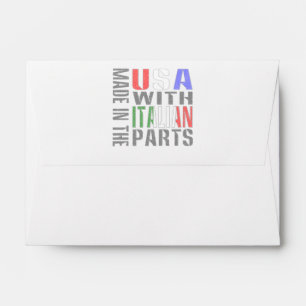 Made in USA with Italian Parts Envelope