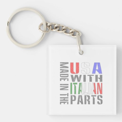Made in USA with Italian Parts Keychain