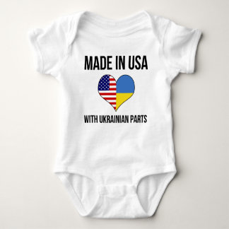 Made In USA With Ukrainian Parts Baby Bodysuit