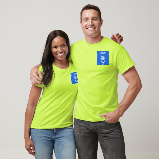 Made in USA Women Pocket Tshirt DREAM BIG GIRL (Unisex)
