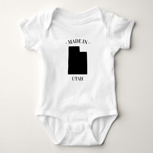 Made in Utah UT Baby Bodysuit