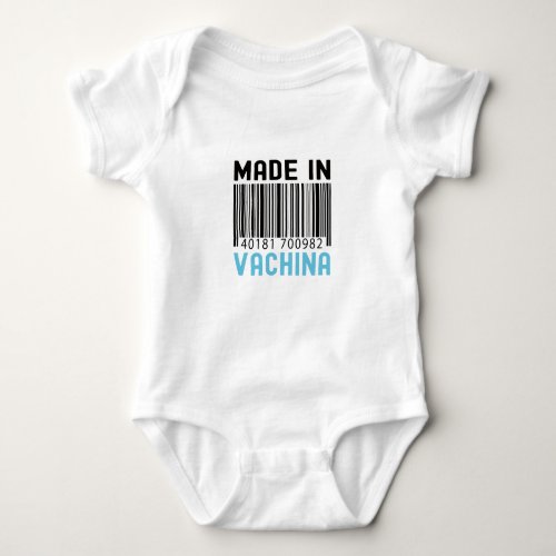 Made In Vachina Baby Bodysuit