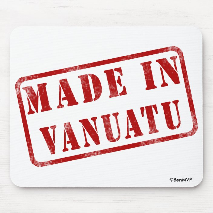 Made in Vanuatu Mouse Pad