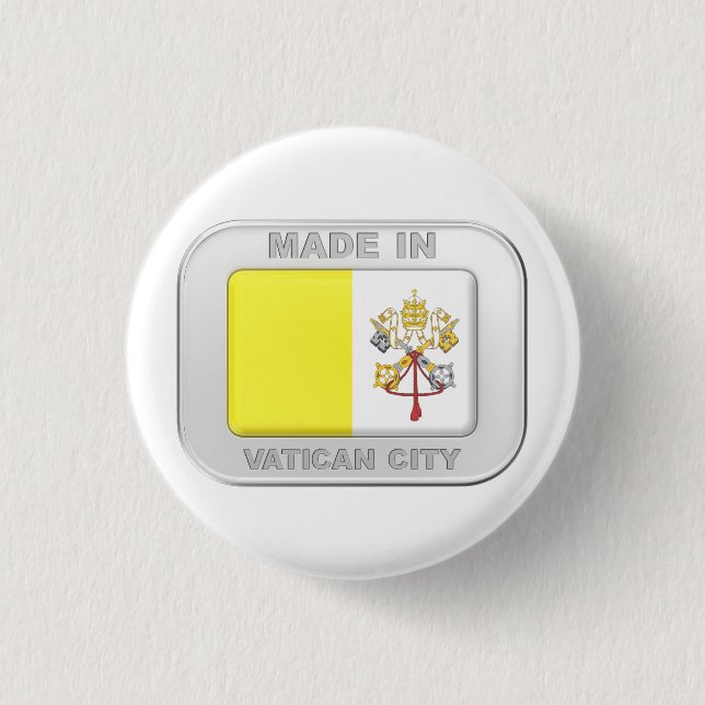 Made in Vatican City Button (Front)