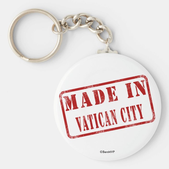 Made in Vatican City Key Chain